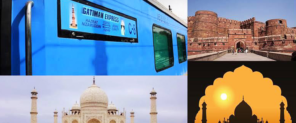 taj mahal tour by gatimaan express train